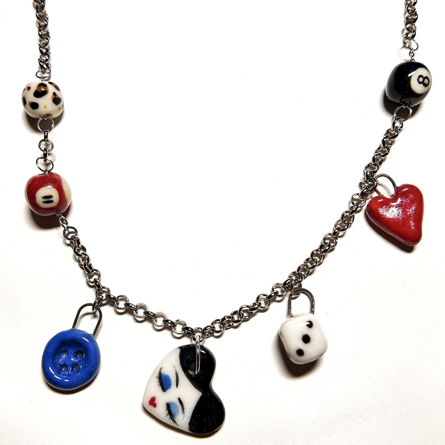 Heart Madame Chutzy charm necklace