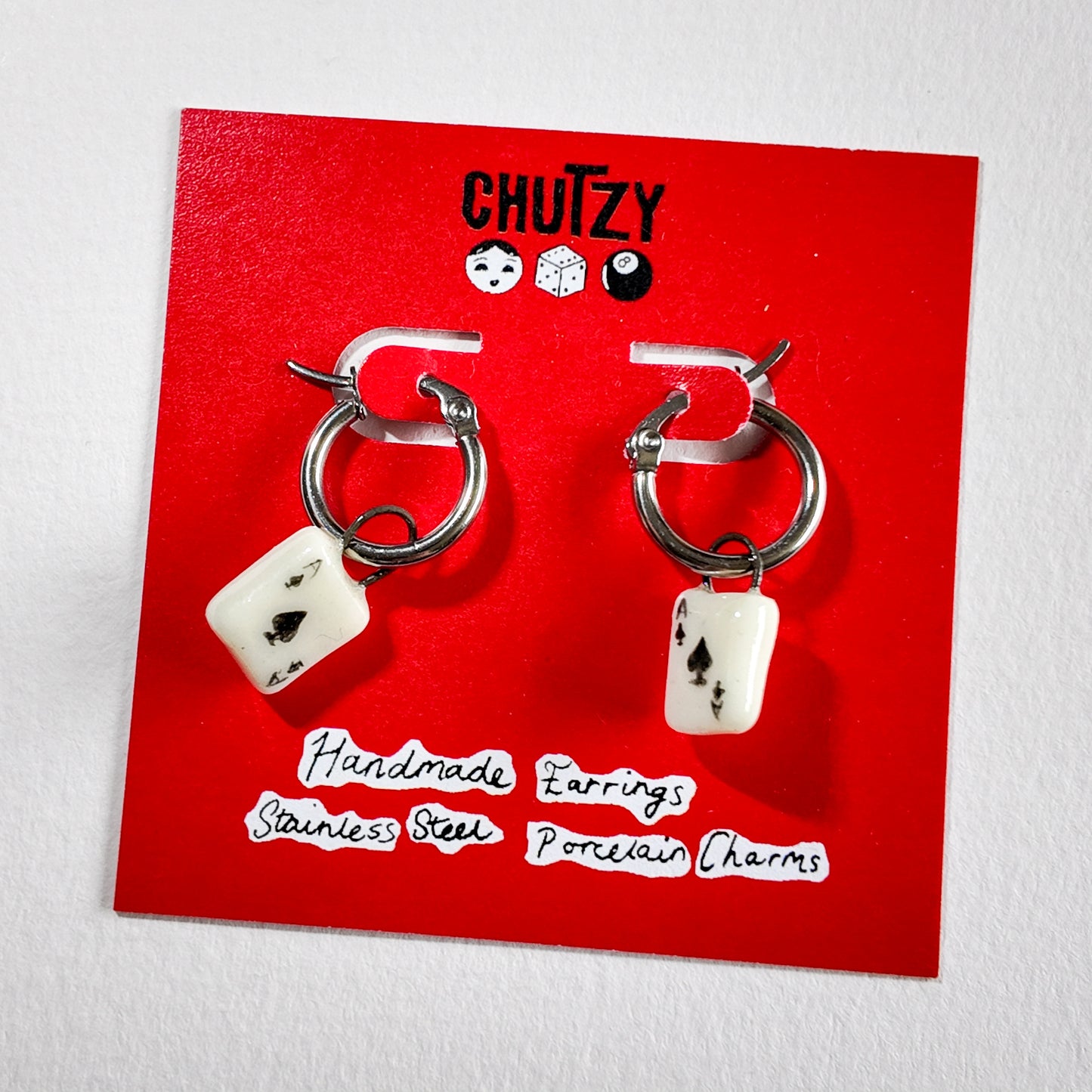Ace of Spades earrings