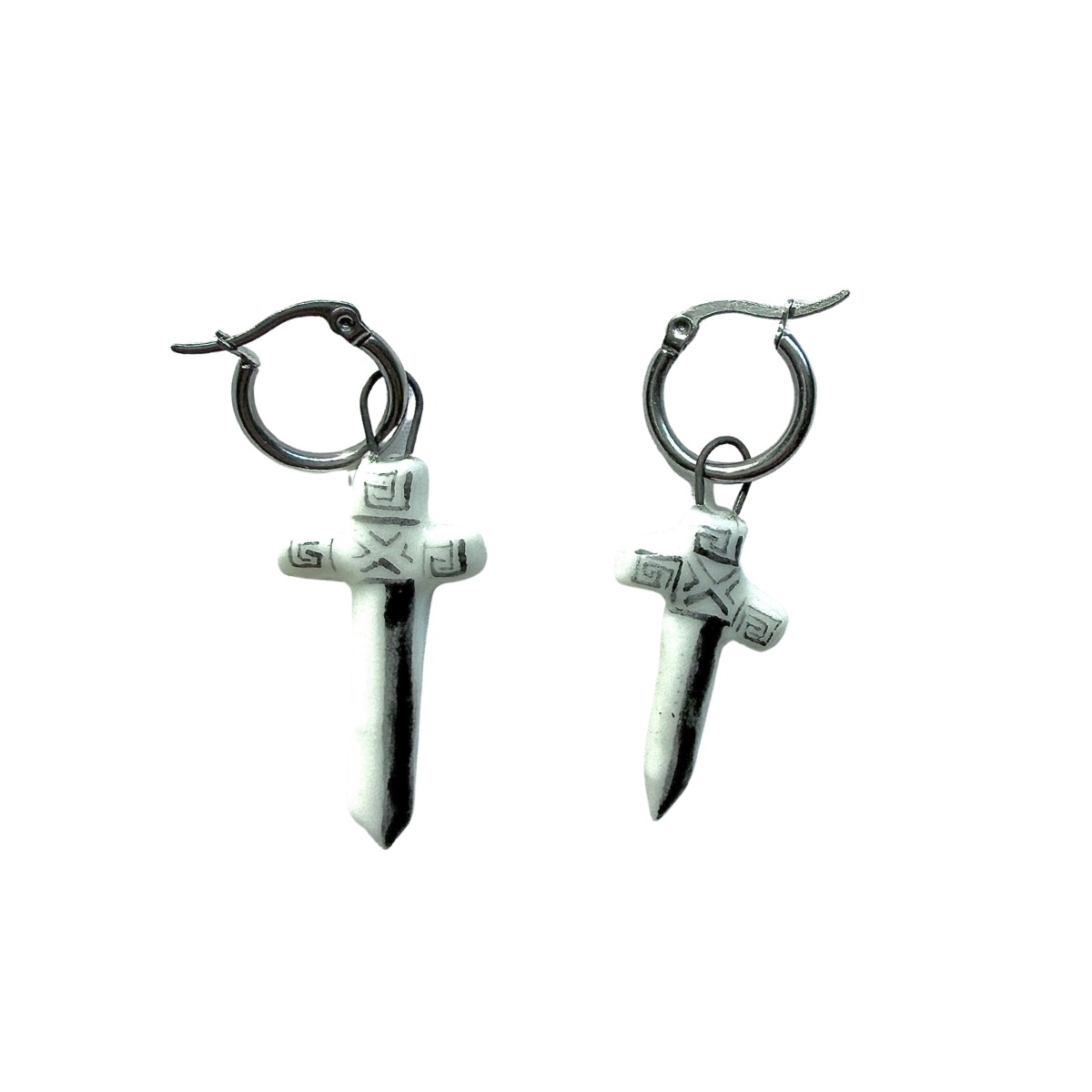 Sword earrings