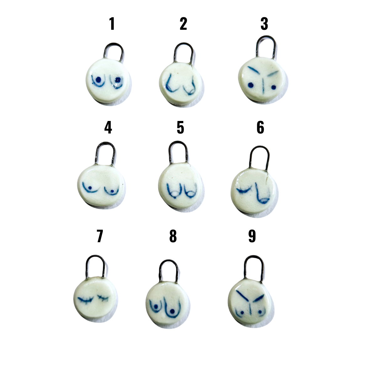 Boob individual charms - Chutzy