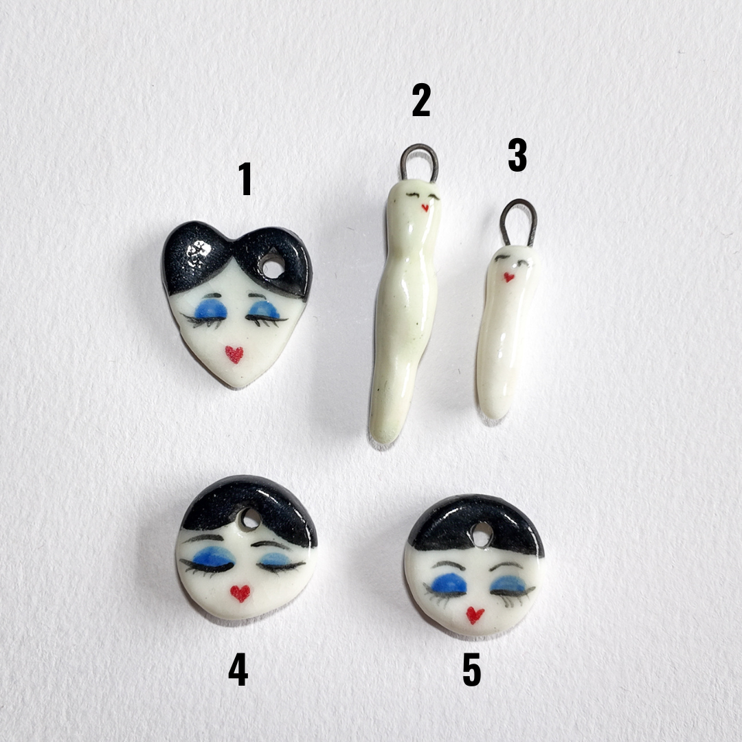 Madame Chutzy and little dolls - individual charms