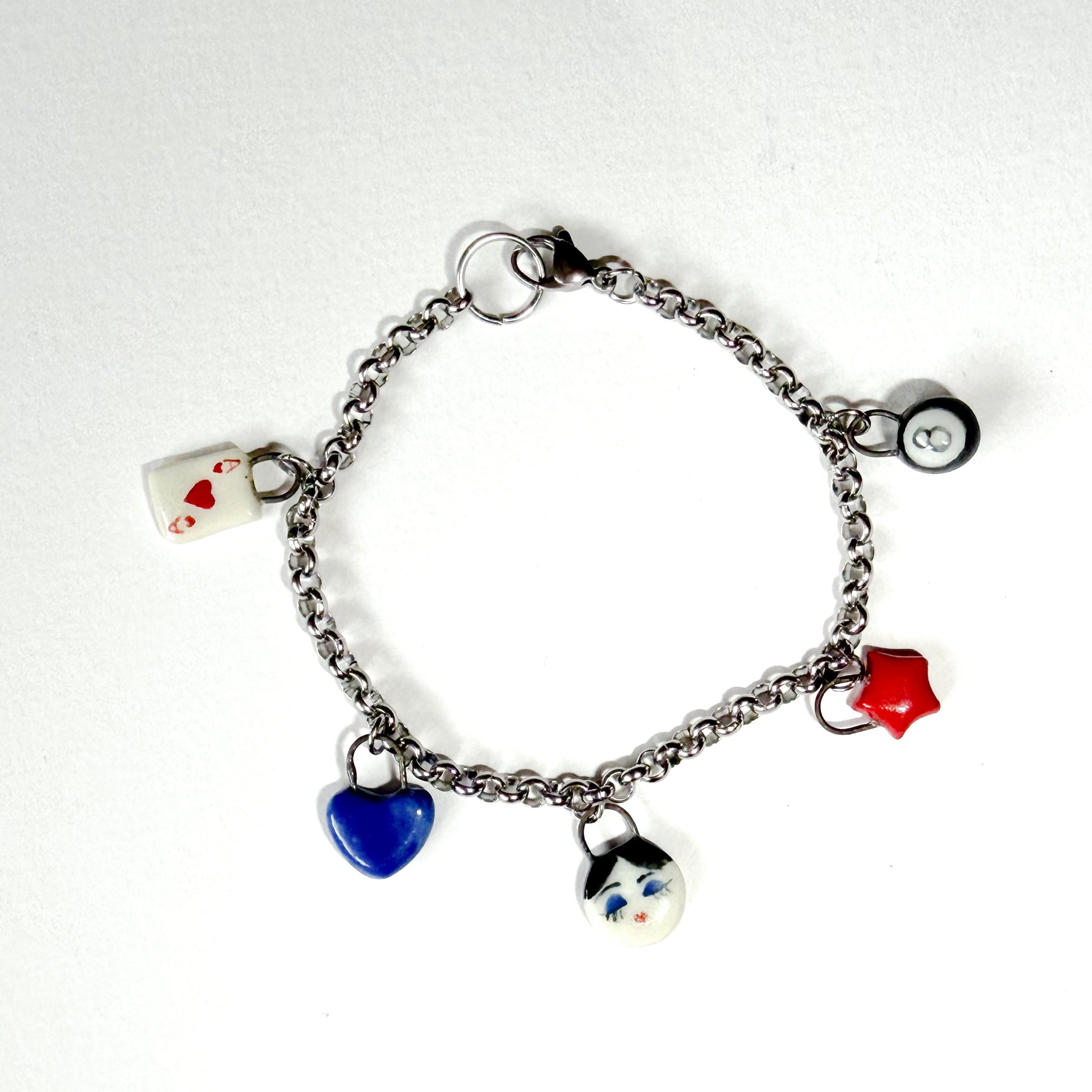 Madame Ace of Hearts charm bracelet - Chutzy