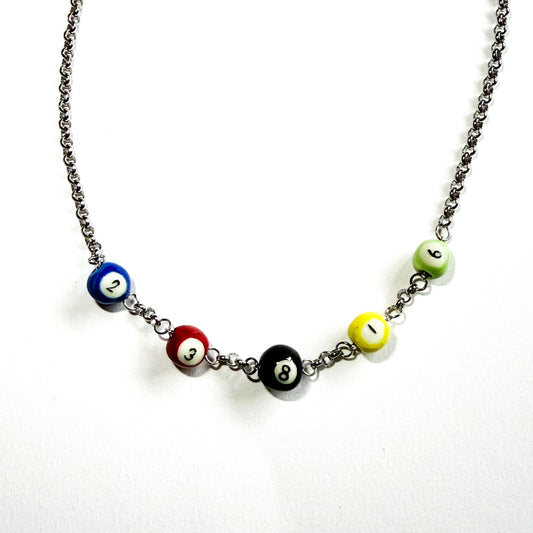 Silly billiard charm necklace - Chutzy