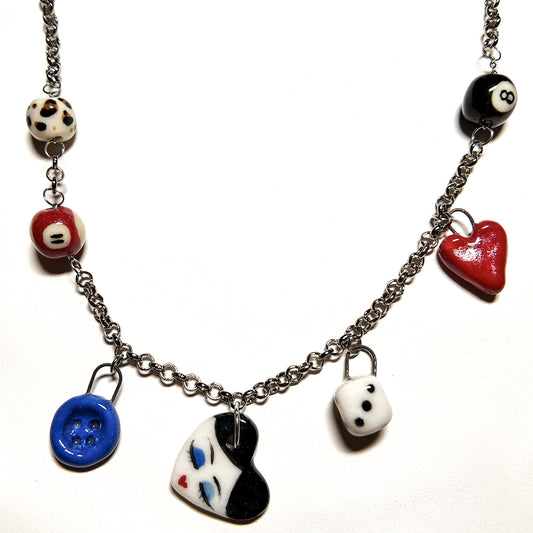 Heart Madame Chutzy charm necklace